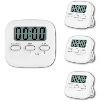 4 Pack Kitchen Timer, Digital Cooking Timer with Loud Alarm Digits Back Stand for Cooking Studying Classroom Bathroom
4 Pack Kitchen Timer, Digital Cooking Timer with Loud Alarm Digits Back Stand for Cooking Studying Classroom Bathroom