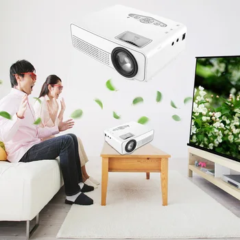 Entertainment Mini Projector TV LED Light For Smartphone With Remote Control Watching Movie 1080P HP Home Theater Audio Video
Entertainment Mini Projector TV LED Light For Smartphone With Remote Control Watching Movie 1080P HP Home Theater Audio Video