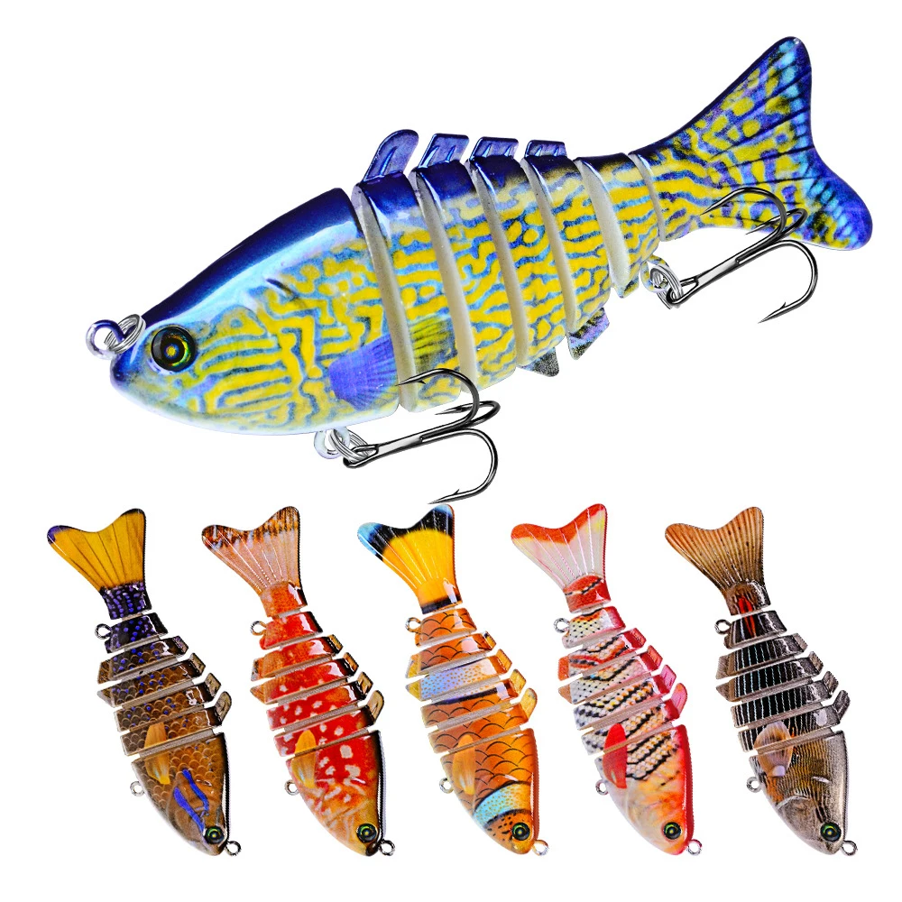 15.61g 10cm Multi Jointed Swimbait Fishing Lure 7 Segments Flexible Fish hard Bait Swimbait Bionic Crankbait Tackle Bass Pesca
15.61g 10cm Multi Jointed Swimbait Fishing Lure 7 Segments Flexible Fish hard Bait Swimbait Bionic Crankbait Tackle Bass Pesca