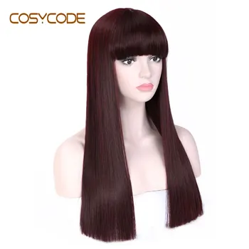 COSYCODE 99j Cosplay Wig with Bangs 22 inch Long Straight Wig for Women Non-Lace Synthetic Wig Costume Heat Resistant
COSYCODE 99j Cosplay Wig with Bangs 22 inch Long Straight Wig for Women Non-Lace Synthetic Wig Costume Heat Resistant