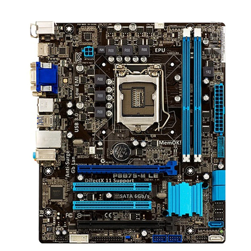 For ASUS P8B75-M LE Desktop motherboard Intel B75 LGA 1155 uATX DDR3 16GB SATA3.0 USB3.0 100% fully Tested Free shipping
For ASUS P8B75-M LE Desktop motherboard Intel B75 LGA 1155 uATX DDR3 16GB SATA3.0 USB3.0 100% fully Tested Free shipping
