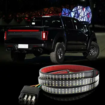 Pickup Taillight LED Trailer Truck Brake Lights 3 In1 Neon Halo Ring Tail Brake Stop Turn Light Sequential Flowing Signal Lamp
Pickup Taillight LED Trailer Truck Brake Lights 3 In1 Neon Halo Ring Tail Brake Stop Turn Light Sequential Flowing Signal Lamp