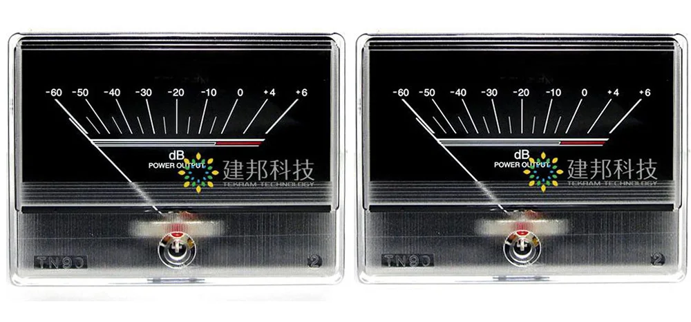 2pcs TN-90 DENON VU Meter Panel Head Tube Amplifier Level Audio DB Table Bridge Power Sound Pressure Strap Chassis Backlight