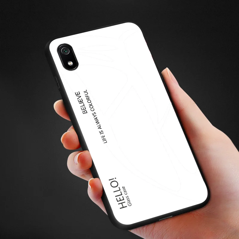 Стеклянный градиентный чехол для Huawei Y9 P Smart 2019 P30 Pro P20 P10 Mate 20 Lite на Honor 8C 8X Max 7A 7C 10 Play