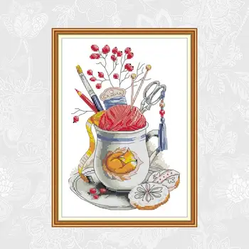 Embroidered Sewing Kit, Needlework 14CT 11CT Counted Print On Canvas Cross Stitch Embroidery Set DIY Handmade Crafts
Embroidered Sewing Kit, Needlework 14CT 11CT Counted Print On Canvas Cross Stitch Embroidery Set DIY Handmade Crafts