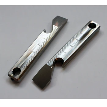 Titanium Alloy EDC Crowbar Keychain Bottle Opener with Scale Multi-function Tool
Titanium Alloy EDC Crowbar Keychain Bottle Opener with Scale Multi-function Tool