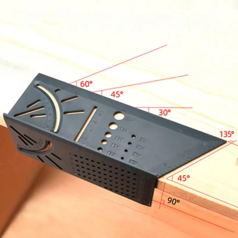 Multifunctional Angle Ruler 45 90 Degree Plastic Accurate Woodworking Square Angle Ruler Marking Gauge Carpenter Tool
Multifunctional Angle Ruler 45 90 Degree Plastic Accurate Woodworking Square Angle Ruler Marking Gauge Carpenter Tool