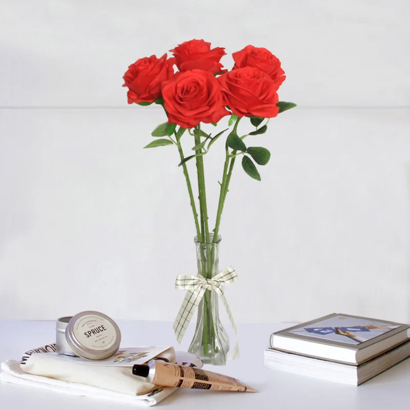 5 PCS Rose Artificial Flowers Hoom Decor Party Room Christmas Decoration Wedding Table Room Decoration Fiori Artificiali 2023
5 PCS Rose Artificial Flowers Hoom Decor Party Room Christmas Decoration Wedding Table Room Decoration Fiori Artificiali 2023