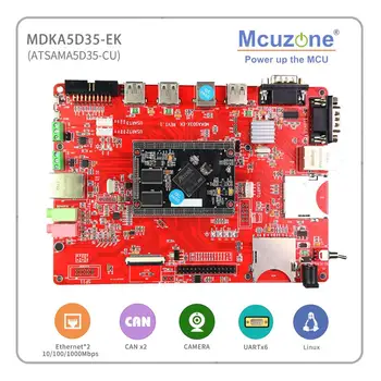 ATSAMA5D35 MDKA5D35-EK development kit, 256MB DDR2, 256MB NAND, HS USB, OV7725 N99141 Camera, Gigabit Ethernet, 6xUART
ATSAMA5D35 MDKA5D35-EK development kit, 256MB DDR2, 256MB NAND, HS USB, OV7725 N99141 Camera, Gigabit Ethernet, 6xUART
