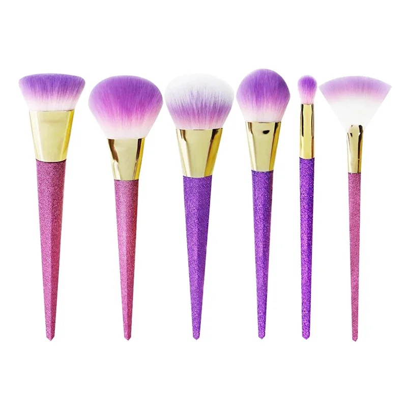 Purple Makeup Brushes Set Beauty Tools Foundation Eyeliner 7pcs Make up Brushes Profession Fiber Frosted Large Powder Brush
Purple Makeup Brushes Set Beauty Tools Foundation Eyeliner 7pcs Make up Brushes Profession Fiber Frosted Large Powder Brush
