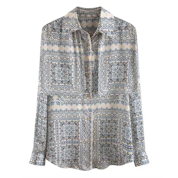 WOMENGAGA 2020 Spring New Blouse Print Patchwork Single-breasted Casual shawl Turn-down Collar Loose Long-sleeve Streetwear A358
WOMENGAGA 2020 Spring New Blouse Print Patchwork Single-breasted Casual shawl Turn-down Collar Loose Long-sleeve Streetwear A358