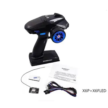 DumboRC X6P X6 2.4G 6CH Transmitter X6F/X6FG LED Receiver For RC Car Boat Tank Vehicle Crawler TRX4 Axial SCX10 D90
DumboRC X6P X6 2.4G 6CH Transmitter X6F/X6FG LED Receiver For RC Car Boat Tank Vehicle Crawler TRX4 Axial SCX10 D90