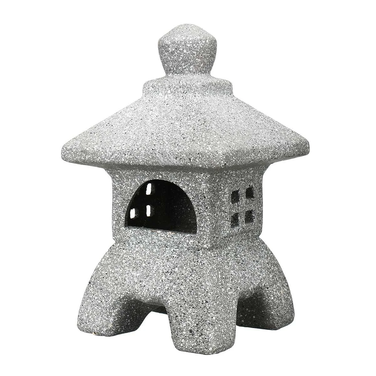 Garden Ornament Pagoda Garden Yard Sculpture Lantern Crafts Candle Holder Patio Garden Ornament Pagoda Garden Yard Sculpture Lantern Crafts Candle Holder Patio