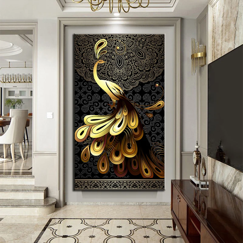 Modern Peacock Animal Canvas Painting Lucky Bird Wall Art Pictures Peacock Posters and Prints for Living Room Home Decoration
Modern Peacock Animal Canvas Painting Lucky Bird Wall Art Pictures Peacock Posters and Prints for Living Room Home Decoration