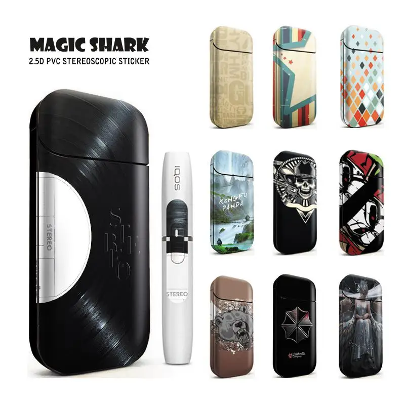 Magic Shark Umbrella Records Bear Vinyl Skull PVC Sticker Case Cover for IQOS 2.4 Plus Flim Elecotronic Cigarette
Magic Shark Umbrella Records Bear Vinyl Skull PVC Sticker Case Cover for IQOS 2.4 Plus Flim Elecotronic Cigarette