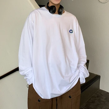 2020 Spring And Autumn New Basic Solid Color Long-sleeved T-shirt Fashion Casual Round Neck Pullover Green / Black / White /Blue
2020 Spring And Autumn New Basic Solid Color Long-sleeved T-shirt Fashion Casual Round Neck Pullover Green / Black / White /Blue