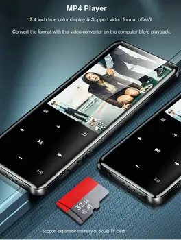 2.4inch MP4 Player Portable Bluetooth MP3 Multi Media MP 4 Slim Touch Screen FM Radio Video HiFi Player
2.4inch MP4 Player Portable Bluetooth MP3 Multi Media MP 4 Slim Touch Screen FM Radio Video HiFi Player