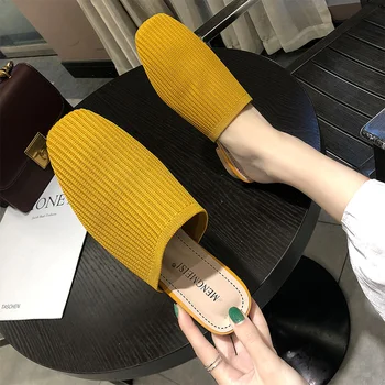 EOEODOIT Square Toe Stretch Slippers Low Block Heel Slip On Casual Comfort Lazy Lady Weekends Shoes Flats Spring Summer Sandals
EOEODOIT Square Toe Stretch Slippers Low Block Heel Slip On Casual Comfort Lazy Lady Weekends Shoes Flats Spring Summer Sandals