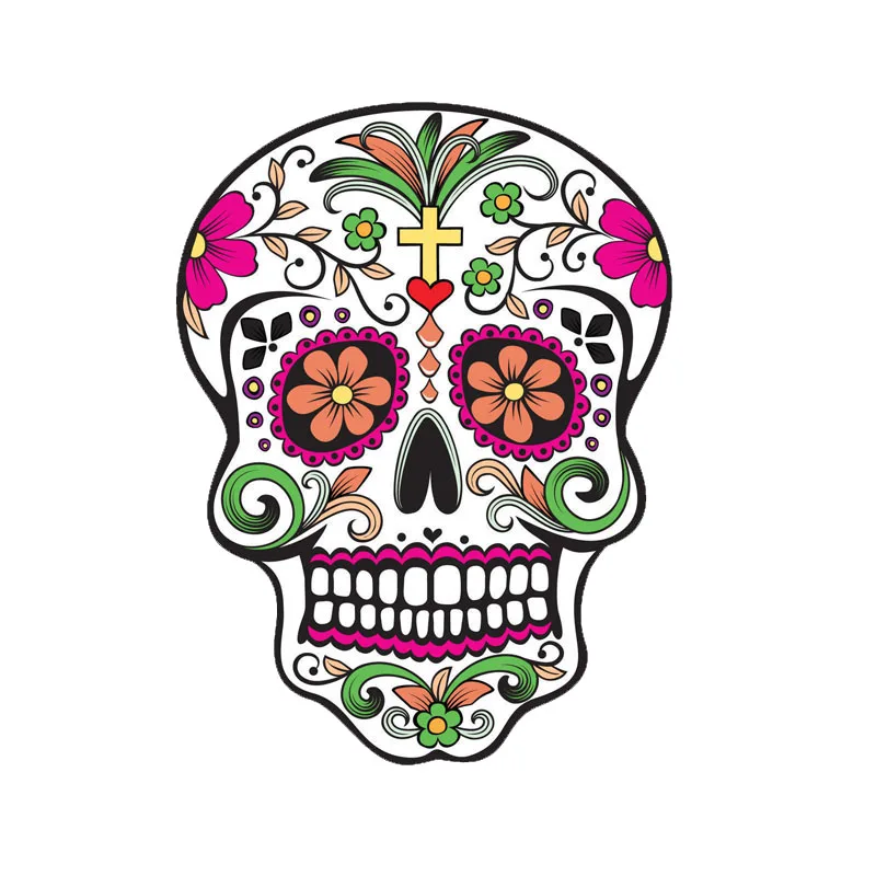 DAWASARU Car Sticker MEXICAN SUGAR SKULL Lnterest The Tail of The Car Reflective Decals Decal Vinyl Decoration Custom 9CM*12CM
DAWASARU Car Sticker MEXICAN SUGAR SKULL Lnterest The Tail of The Car Reflective Decals Decal Vinyl Decoration Custom 9CM*12CM