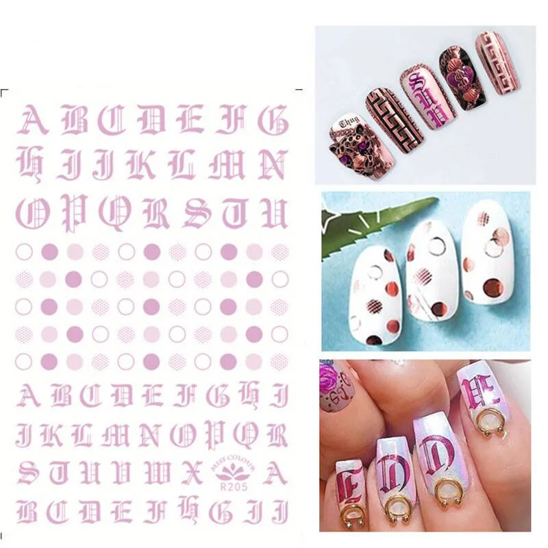 3D Nail Sticker Circle English Alphanumeric Pattern Sticker For Nail Art DIY Manicure Tips Nail Art Decoration Water Slider Foil
3D Nail Sticker Circle English Alphanumeric Pattern Sticker For Nail Art DIY Manicure Tips Nail Art Decoration Water Slider Foil