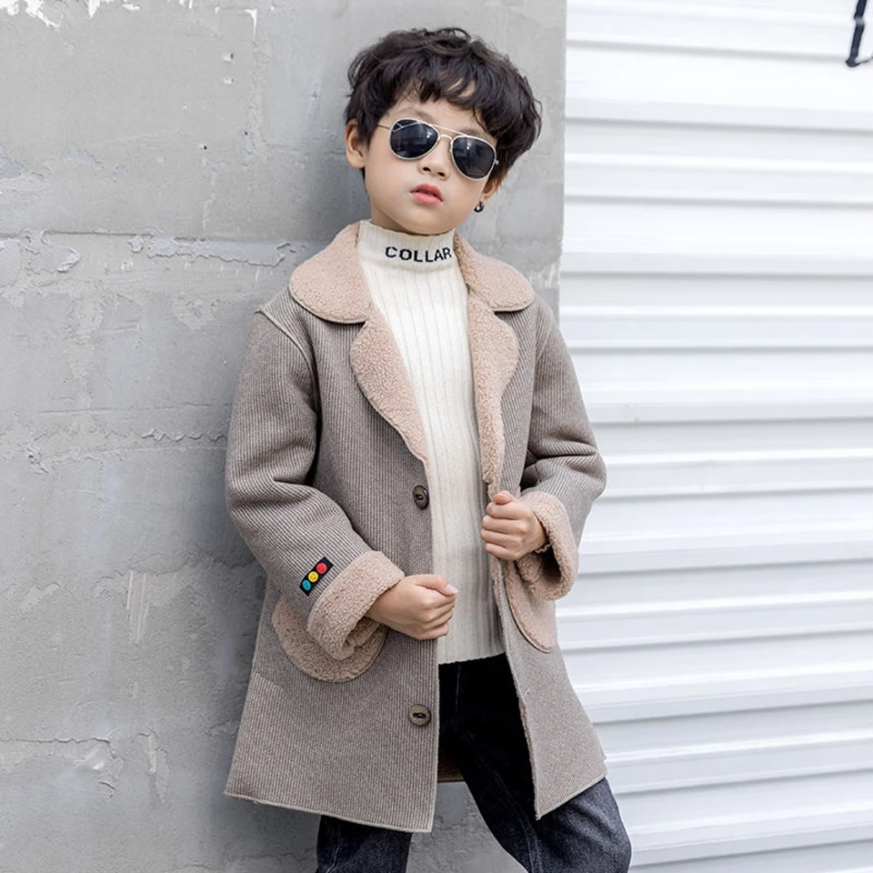 2020 Baby Boys Woolen Coat 4-14 years old Children's Clothing, Boy's Woolen Coat Spring and Autumn Trench Fashion Kids Outwear
2020 Baby Boys Woolen Coat 4-14 years old Children's Clothing, Boy's Woolen Coat Spring and Autumn Trench Fashion Kids Outwear