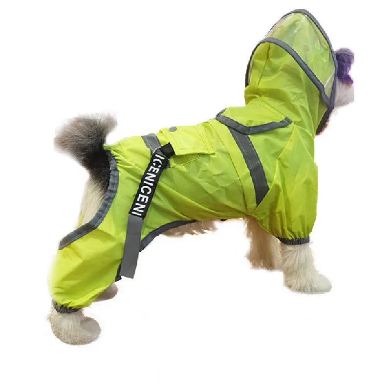 Reflective Dog Raincoat Waterproof Clothing Jumpsuit Rain Jacket Pomeranian Bichon Poodle Schnauzer Welsh Corgi Dog Clothes Coat
Reflective Dog Raincoat Waterproof Clothing Jumpsuit Rain Jacket Pomeranian Bichon Poodle Schnauzer Welsh Corgi Dog Clothes Coat