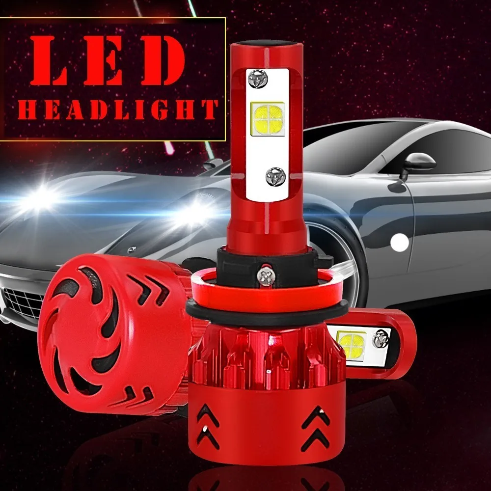 2pcs H11 Car LED Headlight Bulbs Mini Size 9600LM 6000K Auto Lamp Fog Light Bulbs LED Automotive Head Lamp 360 Degree
2pcs H11 Car LED Headlight Bulbs Mini Size 9600LM 6000K Auto Lamp Fog Light Bulbs LED Automotive Head Lamp 360 Degree