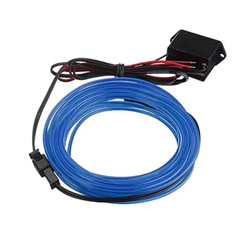 2M EL Cable DC 12V Flexible Neon Lights for Christmas Parties Rave Parties Halloween Costumes Retail Shop Display (Blue) 
2M EL Cable DC 12V Flexible Neon Lights for Christmas Parties Rave Parties Halloween Costumes Retail Shop Display (Blue)