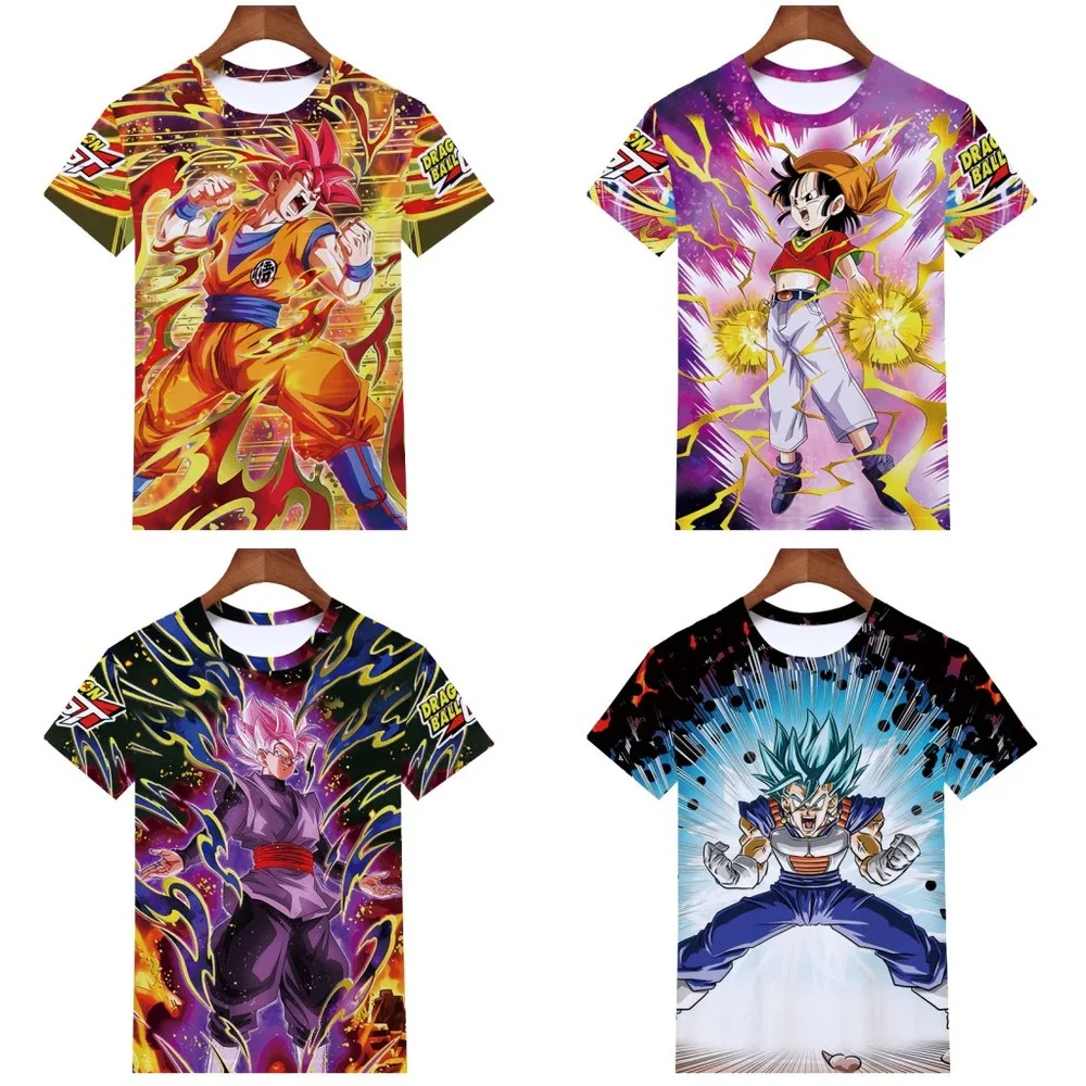Anime Dragon Ball Z T-Shirt Super Saiyan Goku Vegeta Teenager Boys 3D Print O-Neck Short Sleeve Cartoon Casual Modal Sport Tees
Anime Dragon Ball Z T-Shirt Super Saiyan Goku Vegeta Teenager Boys 3D Print O-Neck Short Sleeve Cartoon Casual Modal Sport Tees