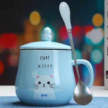Simple Cup Ceramic Cup Female Cute Animal Mug Couple Student Cup with Lid Spoon Coffee Cup Breakfast Cup Coffee Cup Travel Mug
Simple Cup Ceramic Cup Female Cute Animal Mug Couple Student Cup with Lid Spoon Coffee Cup Breakfast Cup Coffee Cup Travel Mug