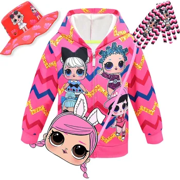 2019 Autumn Toddler Girl Lol Clothes Zipper Cartoon Hooded Jacket Toddler Kids Children Lol Doll Coat Casual Outerwear for Girl
2019 Autumn Toddler Girl Lol Clothes Zipper Cartoon Hooded Jacket Toddler Kids Children Lol Doll Coat Casual Outerwear for Girl