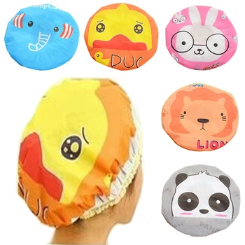 Cartoon Animal Waterproof Shower Cap Elastic Bath Hat Bathing Cap for Women Hair Salon Bathroom Products Accessories Bath Cap 
Cartoon Animal Waterproof Shower Cap Elastic Bath Hat Bathing Cap for Women Hair Salon Bathroom Products Accessories Bath Cap
