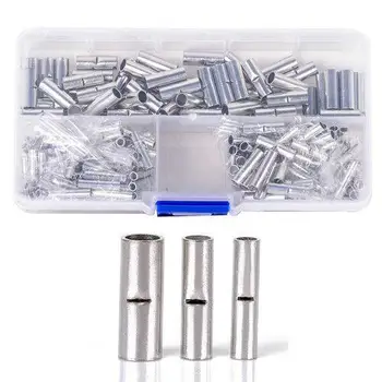 200Pcs Butt Wire Connector Copper Tinned Splice Crimp Terminal Sleeve Bare Terminals Crimping Connectors Kit
200Pcs Butt Wire Connector Copper Tinned Splice Crimp Terminal Sleeve Bare Terminals Crimping Connectors Kit