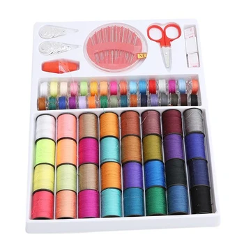 Sewing Kits DIY Multi-function Sewing Box Set for Hand Quilting Stitching Embroidery Thread Sewing Accessories Sewing Case 64Pcs
Sewing Kits DIY Multi-function Sewing Box Set for Hand Quilting Stitching Embroidery Thread Sewing Accessories Sewing Case 64Pcs
