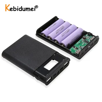 Kebidumei S13 4x18650 Battery Power Box DIY Charge Storage Box 5V Dual USB Type C Android Micro USB Interface For Smart Phones
Kebidumei S13 4x18650 Battery Power Box DIY Charge Storage Box 5V Dual USB Type C Android Micro USB Interface For Smart Phones