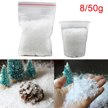 1 Bag 8g/50g Christmas Decoration Artificial Plastic Dry Snow Powder Xmas Gift DIY Scene Prop New
1 Bag 8g/50g Christmas Decoration Artificial Plastic Dry Snow Powder Xmas Gift DIY Scene Prop New