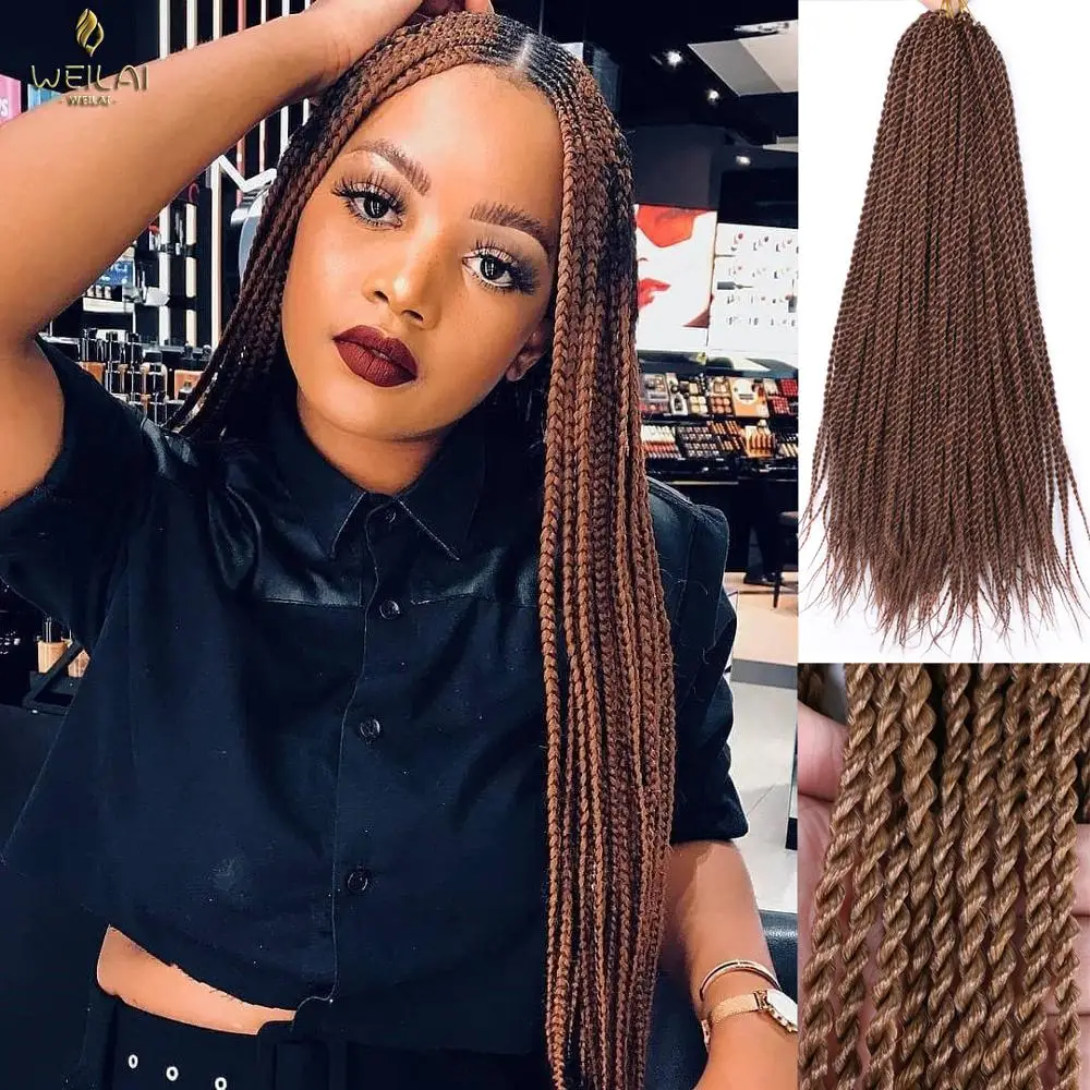 Ombre Synthetic Color Senegal Twist Braid WEILAI 14-22" 30pcs/Pack of Low Temperature Fiber Crochet Braid
Ombre Synthetic Color Senegal Twist Braid WEILAI 14-22" 30pcs/Pack of Low Temperature Fiber Crochet Braid