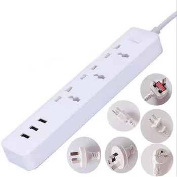Smart USB Socket Power Strip Home Electronics USB Fast Charging Socket Universal Outlet Socket EU UK UK US Plug Extension Socket
Smart USB Socket Power Strip Home Electronics USB Fast Charging Socket Universal Outlet Socket EU UK UK US Plug Extension Socket