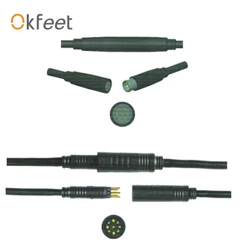 Okfeet Julet 7 9 Pin Waterproof Cable Straight Plug Electrical Ebike Extension Cable Connector for Electrical Bicycle Motor
Okfeet Julet 7 9 Pin Waterproof Cable Straight Plug Electrical Ebike Extension Cable Connector for Electrical Bicycle Motor