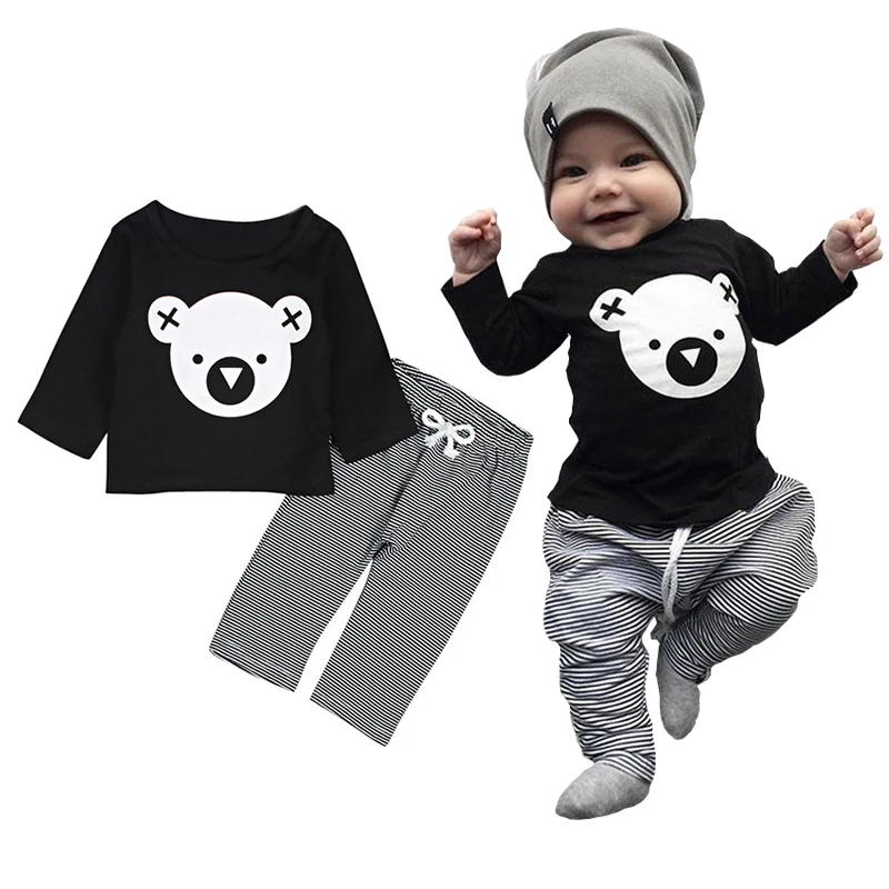 Newborn Baby Boy Clothes Set Cartoon Printing Koala T-Shirt Tops +Striped Pants Baby Boy Clothes Newborn Baby Girl Clothes
Newborn Baby Boy Clothes Set Cartoon Printing Koala T-Shirt Tops +Striped Pants Baby Boy Clothes Newborn Baby Girl Clothes