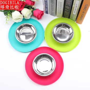 DOGIBILA New round silicone pet bowl Portable environmental protection and non-toxic antiskid Dog food
DOGIBILA New round silicone pet bowl Portable environmental protection and non-toxic antiskid Dog food