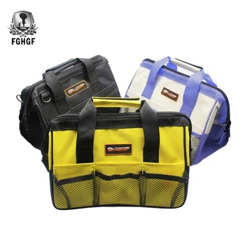 FGHGF Waterproof Nylon Canvas Tool Bag NO Belt Organizer Portable Oxford Storage Double Bags Wide Mouth Toolkit
FGHGF Waterproof Nylon Canvas Tool Bag NO Belt Organizer Portable Oxford Storage Double Bags Wide Mouth Toolkit