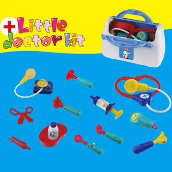 13Pcs Pretend Play Emulational Toy Kit Doctor Echometer Set with Sound Light Education Toys for Children Developing Interest
13Pcs Pretend Play Emulational Toy Kit Doctor Echometer Set with Sound Light Education Toys for Children Developing Interest