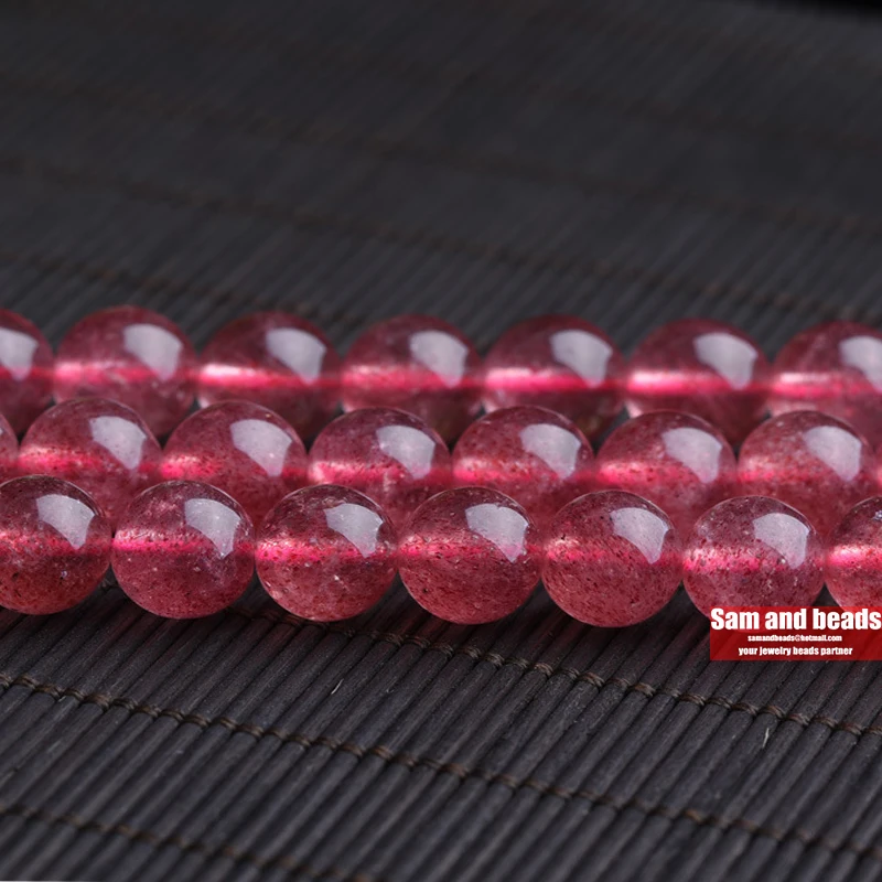 Top Grade Natural Stone Strawberry Quartz crystals Beads For Jewelry Making DIY Bracelet Necklace 4/6/8/10 mm Strand 15''
Top Grade Natural Stone Strawberry Quartz crystals Beads For Jewelry Making DIY Bracelet Necklace 4/6/8/10 mm Strand 15''