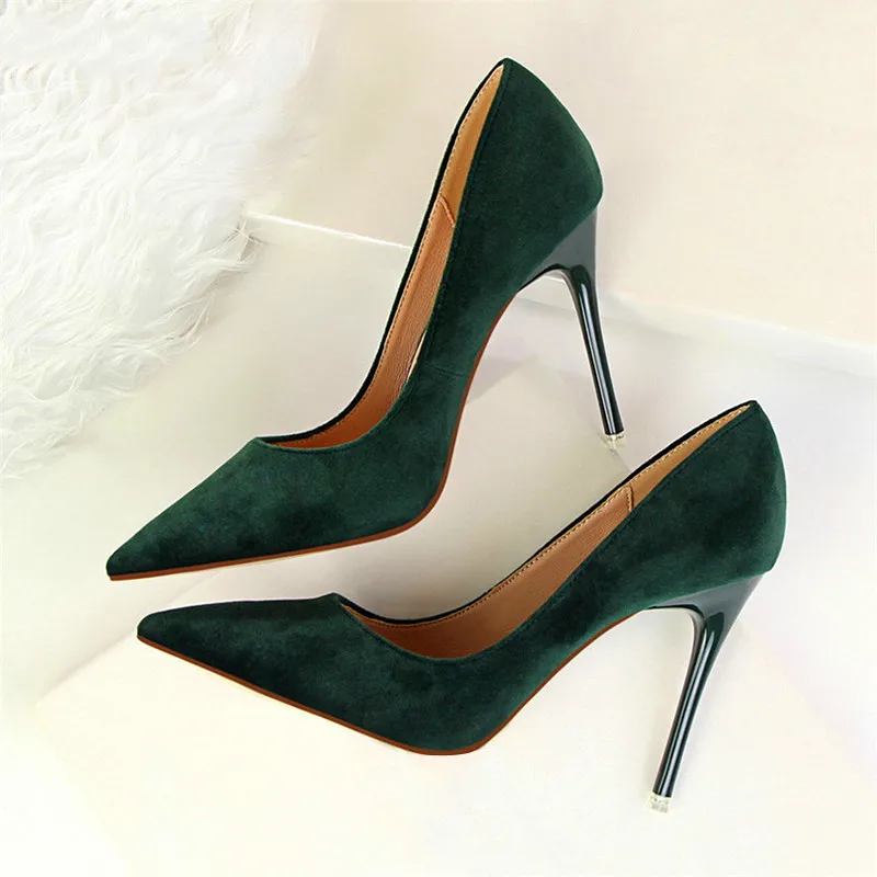 9 Colors Classics Women's Shallow Office Shoes New Arrival Concise Solid Flock Pointed Toe Women Pumps Fashion
9 Colors Classics Women's Shallow Office Shoes New Arrival Concise Solid Flock Pointed Toe Women Pumps Fashion