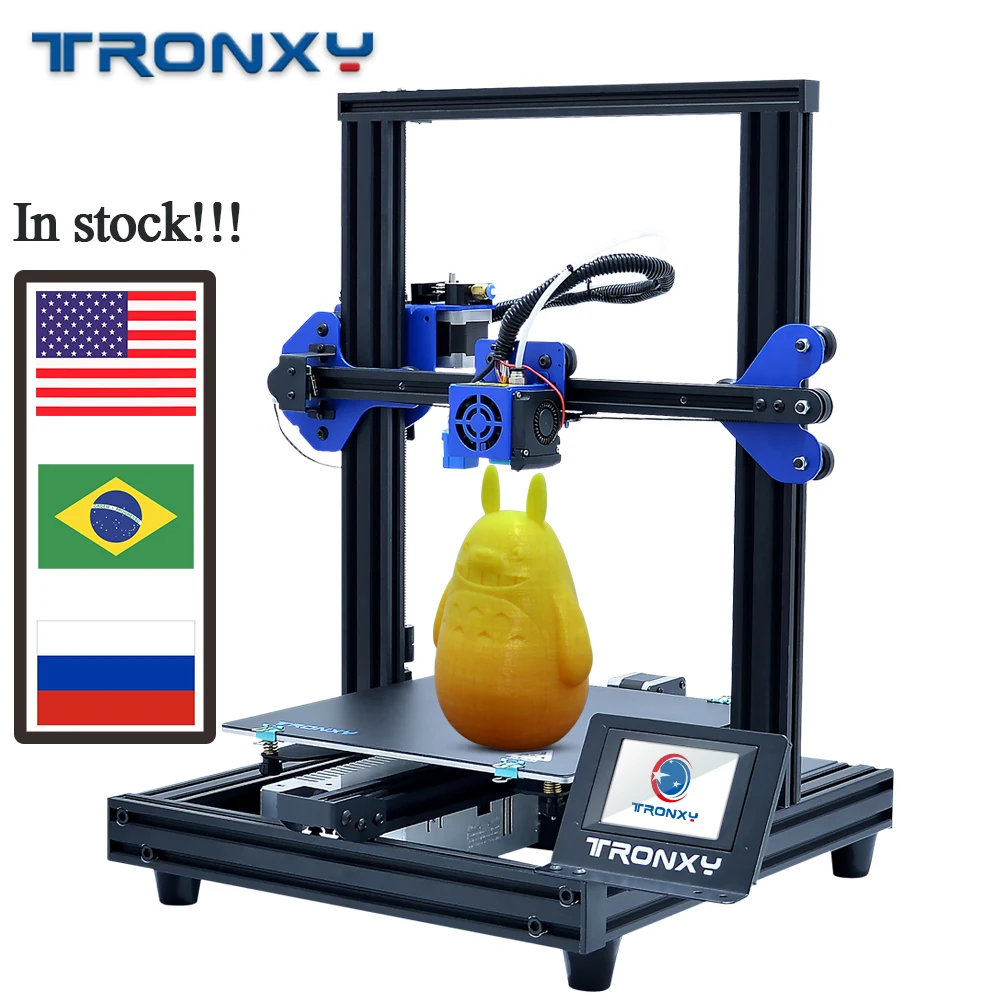 [RU/BR/US в наличии!] TRONXY Модернизированный XY-2 Pro 3D принтер сборка пластины авто