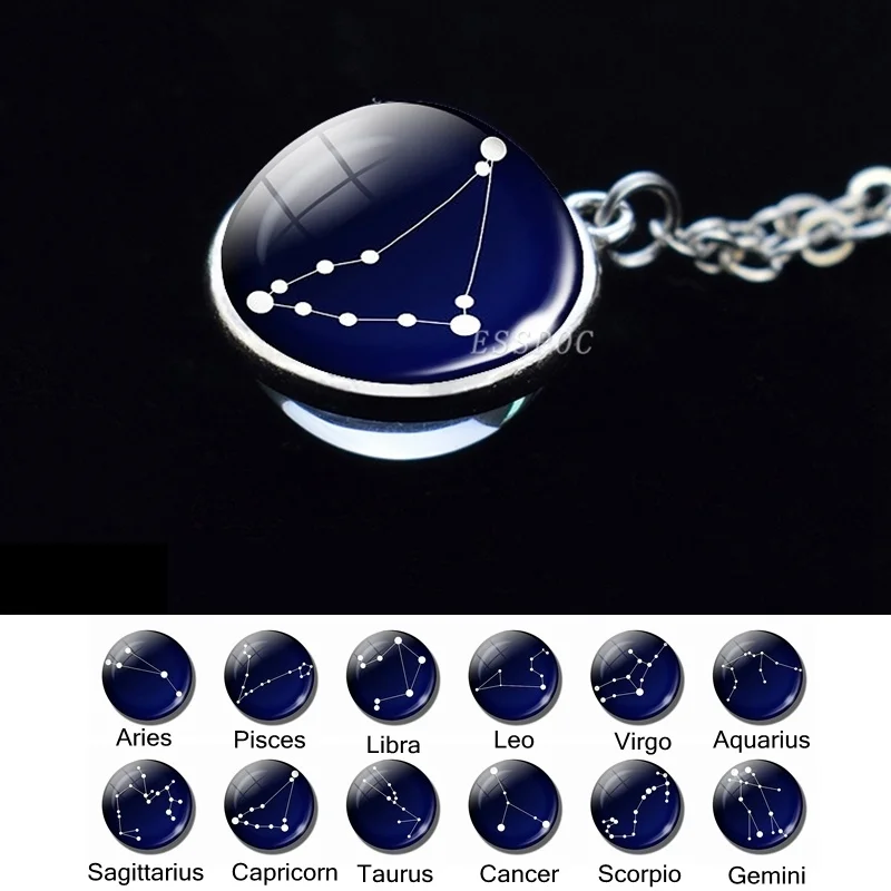 12 Zodiac Sign Glass Ball Keychain Crystal Ball Pendant Jewelry Constellations Scorpio Leo Aries Key Rings Birthday Gift
12 Zodiac Sign Glass Ball Keychain Crystal Ball Pendant Jewelry Constellations Scorpio Leo Aries Key Rings Birthday Gift