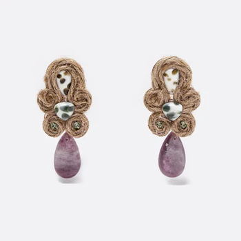 New Summer Cute Fish Elephant Drop Earring 2020 Boho Handmade Rope Stone Patchwork Dangle Earring for Women Beach Party Jewelry
New Summer Cute Fish Elephant Drop Earring 2020 Boho Handmade Rope Stone Patchwork Dangle Earring for Women Beach Party Jewelry