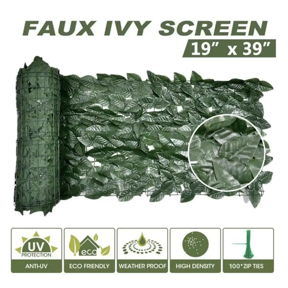 Artificial Plant Rattan Fence Simulated Leaf Fence Net Artificial Balcony Fence for Indoor Outdoor Backyard Home Decoration
Artificial Plant Rattan Fence Simulated Leaf Fence Net Artificial Balcony Fence for Indoor Outdoor Backyard Home Decoration