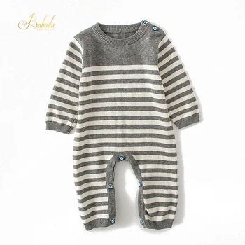 BBD Toddler Rompers Best Selling Spring Autumn Baby Boy Long-Sleeved Knitted Striped Sweater Newborn Baby Boy Onesie Clothes
BBD Toddler Rompers Best Selling Spring Autumn Baby Boy Long-Sleeved Knitted Striped Sweater Newborn Baby Boy Onesie Clothes